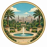 Al-Azhar Park collectible Passport badge