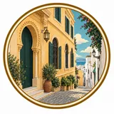 American Legation collectible Passport badge