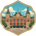 Amsterdam Centraal collectible Passport badge