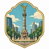 Angel of Independence collectible Passport badge