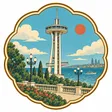 Baku Boulevard collectible Passport badge