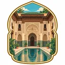 Ben Youssef Madrasa collectible Passport badge