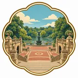 Bethesda Terrace collectible Passport badge