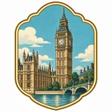 Big Ben collectible Passport badge