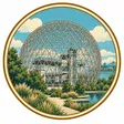 Biosphère collectible Passport badge