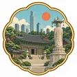 Bongeunsa collectible Passport badge