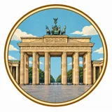 Brandenburg Gate collectible Passport badge