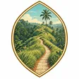 Campuhan Ridge Walk collectible Passport badge