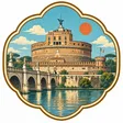 Castel Sant'Angelo collectible Passport badge