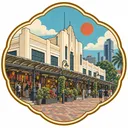 Central Market collectible Passport badge