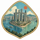 Chaotianmen collectible Passport badge