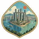 Chaotianmen collectible Passport badge