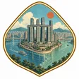 Chaotianmen collectible Passport badge