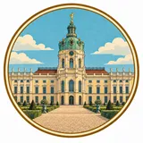 Charlottenburg Palace collectible Passport badge