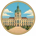 Charlottenburg Palace collectible Passport badge