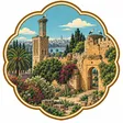 Chellah collectible Passport badge
