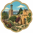 Chellah collectible Passport badge