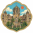 Chhatrapati Shivaji Maharaj Terminus collectible Passport badge