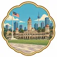 Dataran Merdeka collectible Passport badge