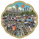 Dhobi Ghat collectible Passport badge
