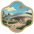 Dongdaemun Design Plaza collectible Passport badge