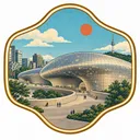 Dongdaemun Design Plaza collectible Passport badge