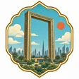 Dubai Frame collectible Passport badge