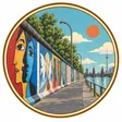 East Side Gallery collectible Passport badge