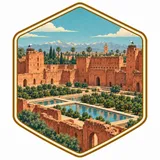 El Badi Palace collectible Passport badge