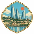 Flame Towers collectible Passport badge