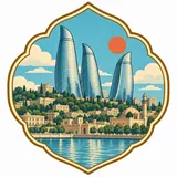 Flame Towers collectible Passport badge