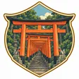 Fushimi Inari Taisha collectible Passport badge