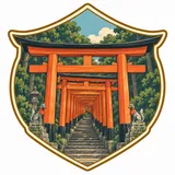 Fushimi Inari Taisha collectible Passport badge