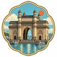 Gateway of India collectible Passport badge