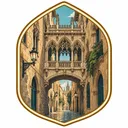 Gothic Quarter collectible Passport badge
