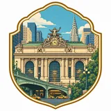 Grand Central Terminal collectible Passport badge