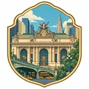 Grand Central Terminal collectible Passport badge