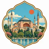 Hagia Sophia collectible Passport badge