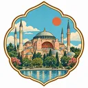 Hagia Sophia collectible Passport badge