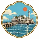Haji Ali Dargah collectible Passport badge