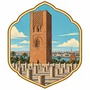 Hassan Tower collectible Passport badge