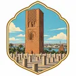 Hassan Tower collectible Passport badge