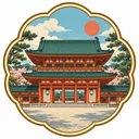 Heian Jingu collectible Passport badge