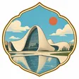 Heydar Aliyev Center collectible Passport badge
