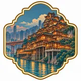 Hongyadong collectible Passport badge