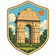 India Gate collectible Passport badge