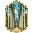 Rio de Janeiro Botanical Garden collectible Passport badge