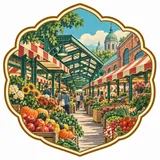 Jean-Talon Market collectible Passport badge