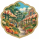Jean-Talon Market collectible Passport badge
