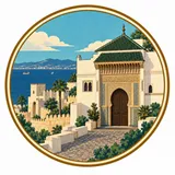 Kasbah of Tangier collectible Passport badge